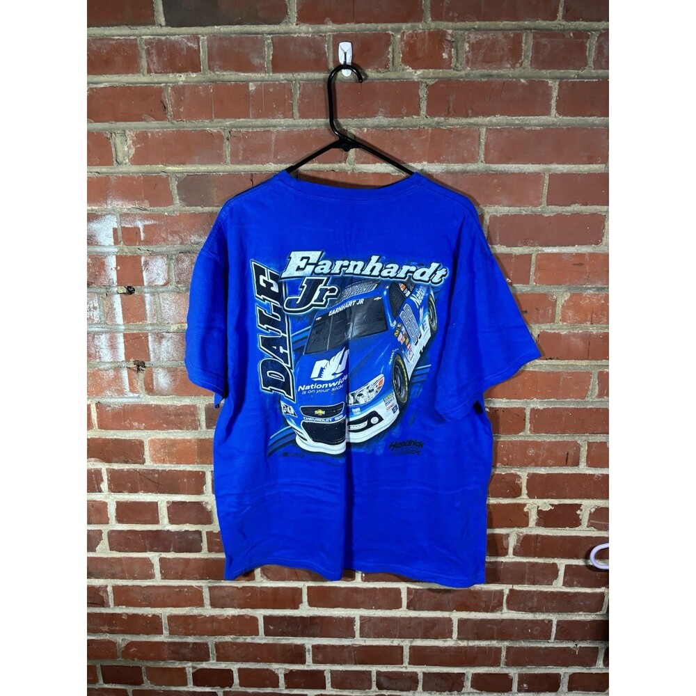 Vintage Y2k Dale Earnhardt Jr Nascar Shirt Front Back Hendricks 88 Adult XL